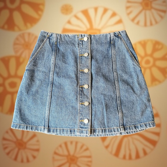 Blue Denim Mini Skirt by Wilfred - Picture 1 of 3